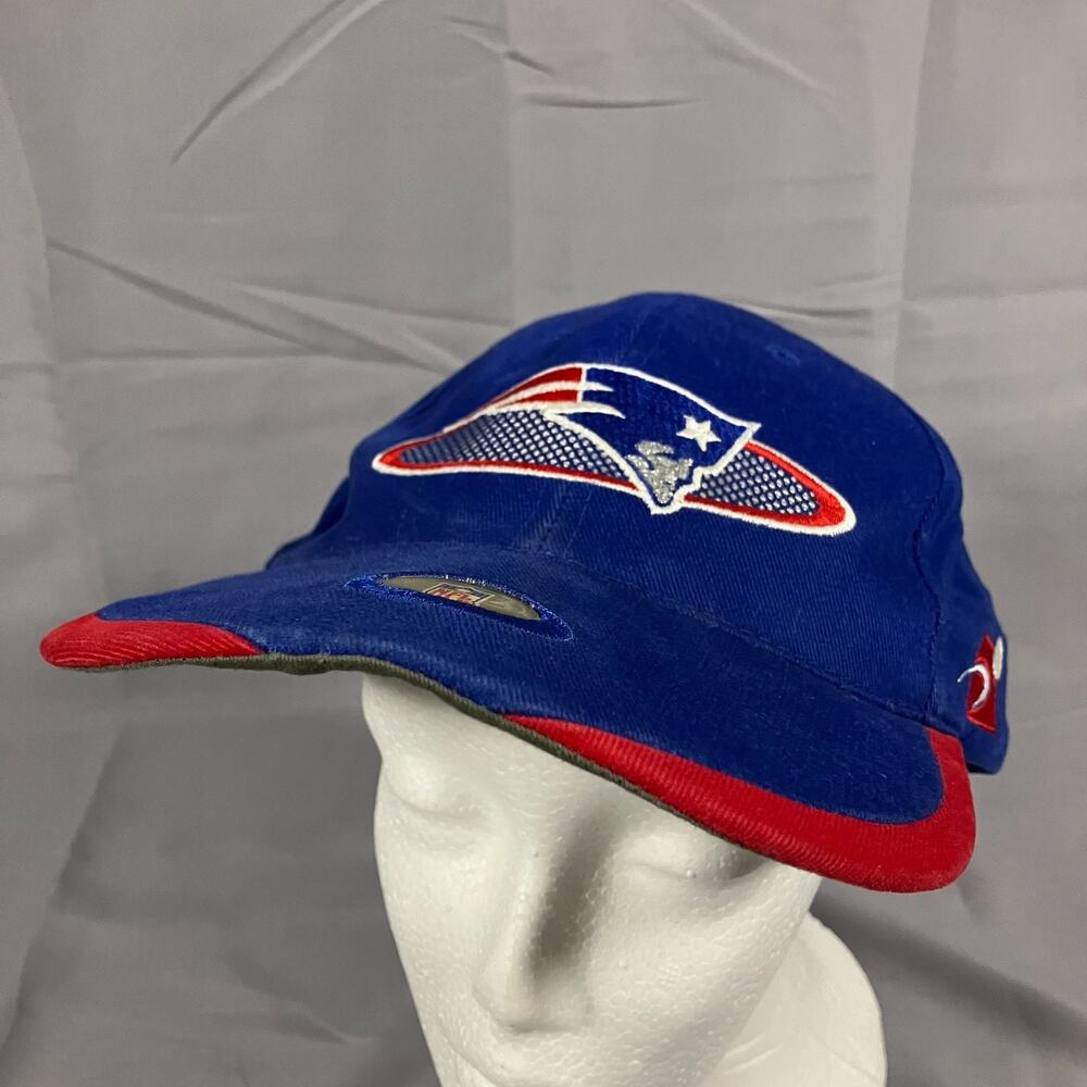 New England Patriots Hat Blue Red NFL Pro Line Sports Specialties Adjustable Cap